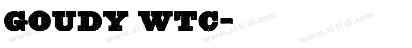 goudy Wtc字体转换